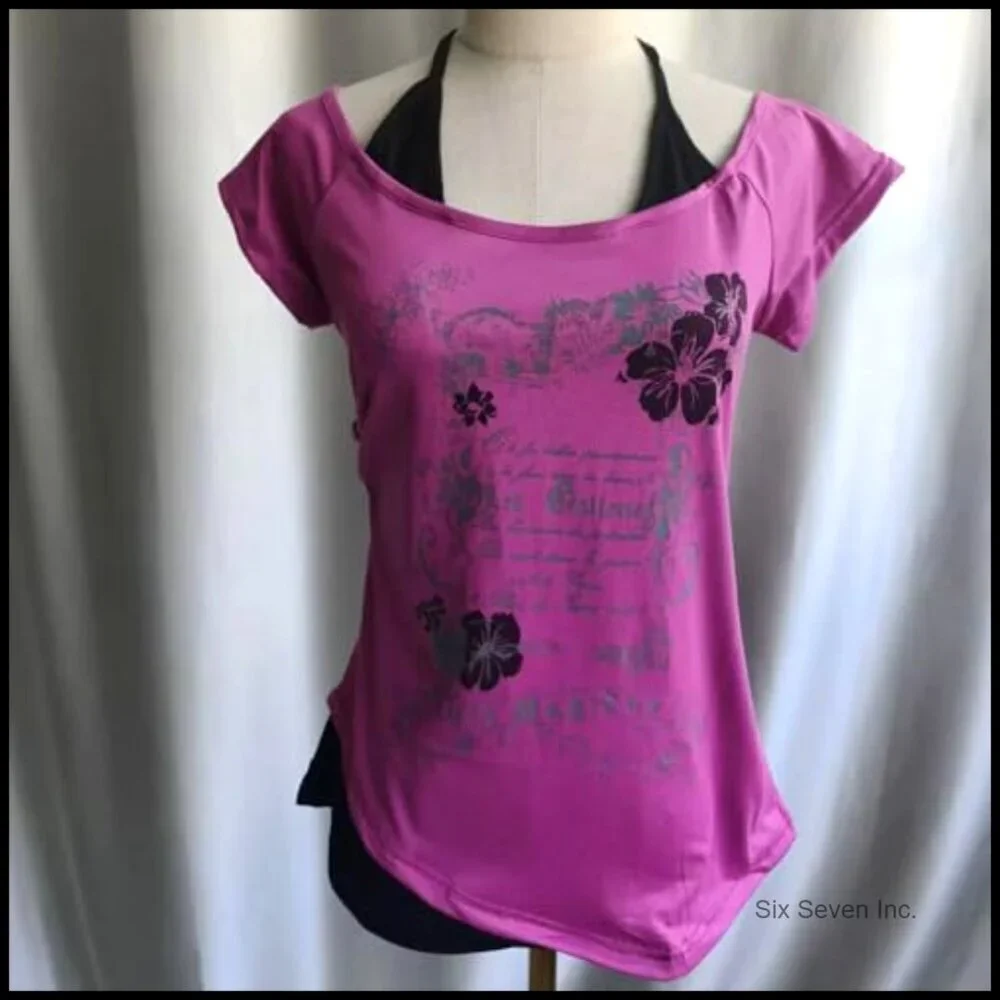 Y2K Grunge Crop Top Vintage Emo Style Short Sleeve Tee Two Piece Set